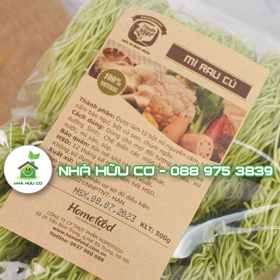 Mì rau củ 500gr - Date: 6/2024 - Nhà Hữu Cơ | Shopee Việt Nam