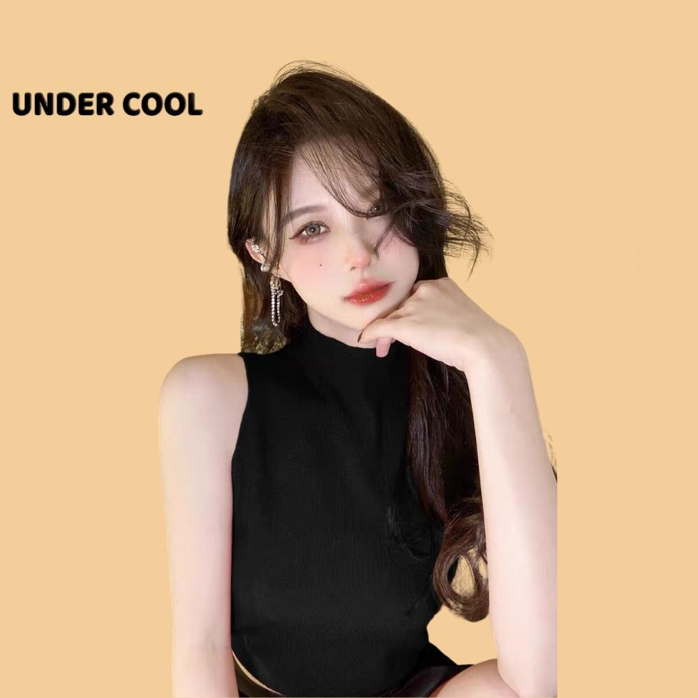 Áo Ba Lỗ Sát Nách UNDERCOOL Len Thỏ Cổ 3 Phân Trẻ Trung ABL10