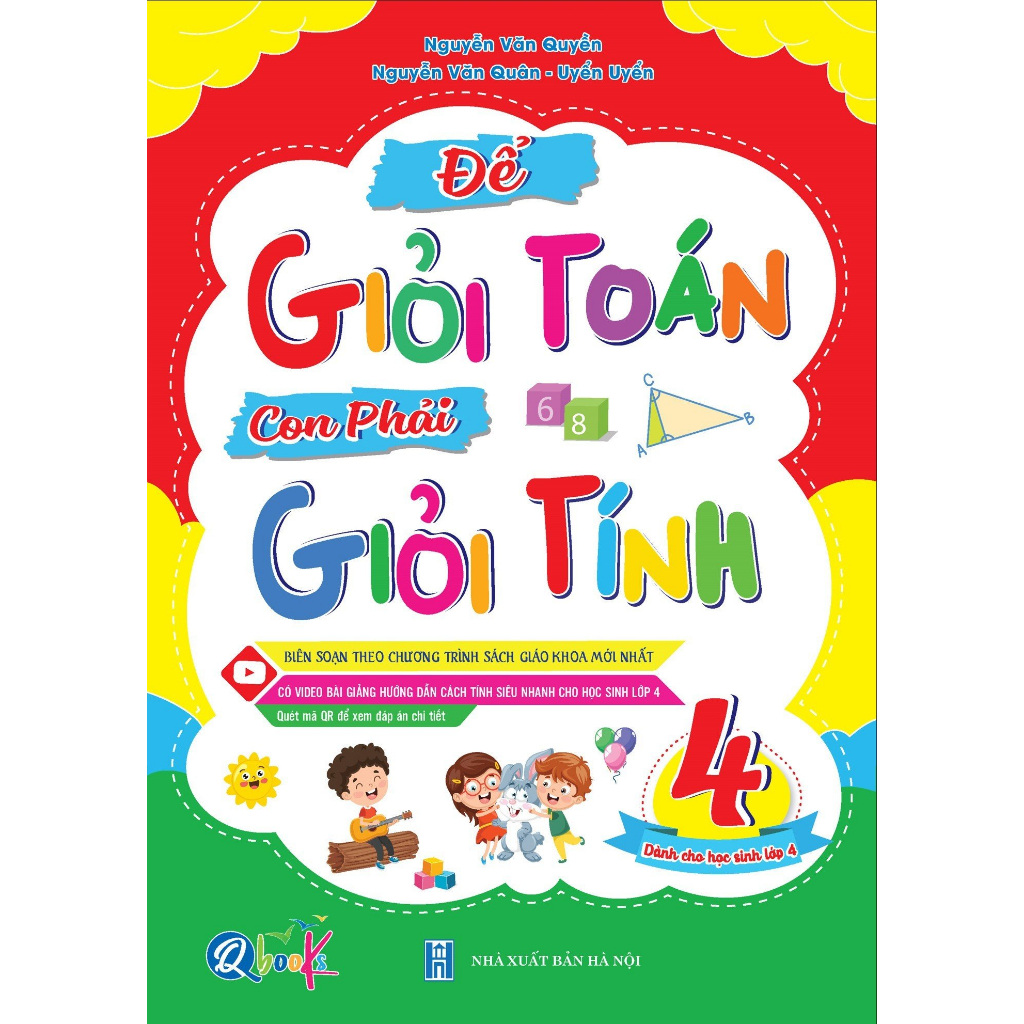 Ảnh Sách - Để Giỏi Toán Con Phải Giỏi Tính 4 - Dành cho học sinh lớp 4 (1 cuốn) Sanbooks 1