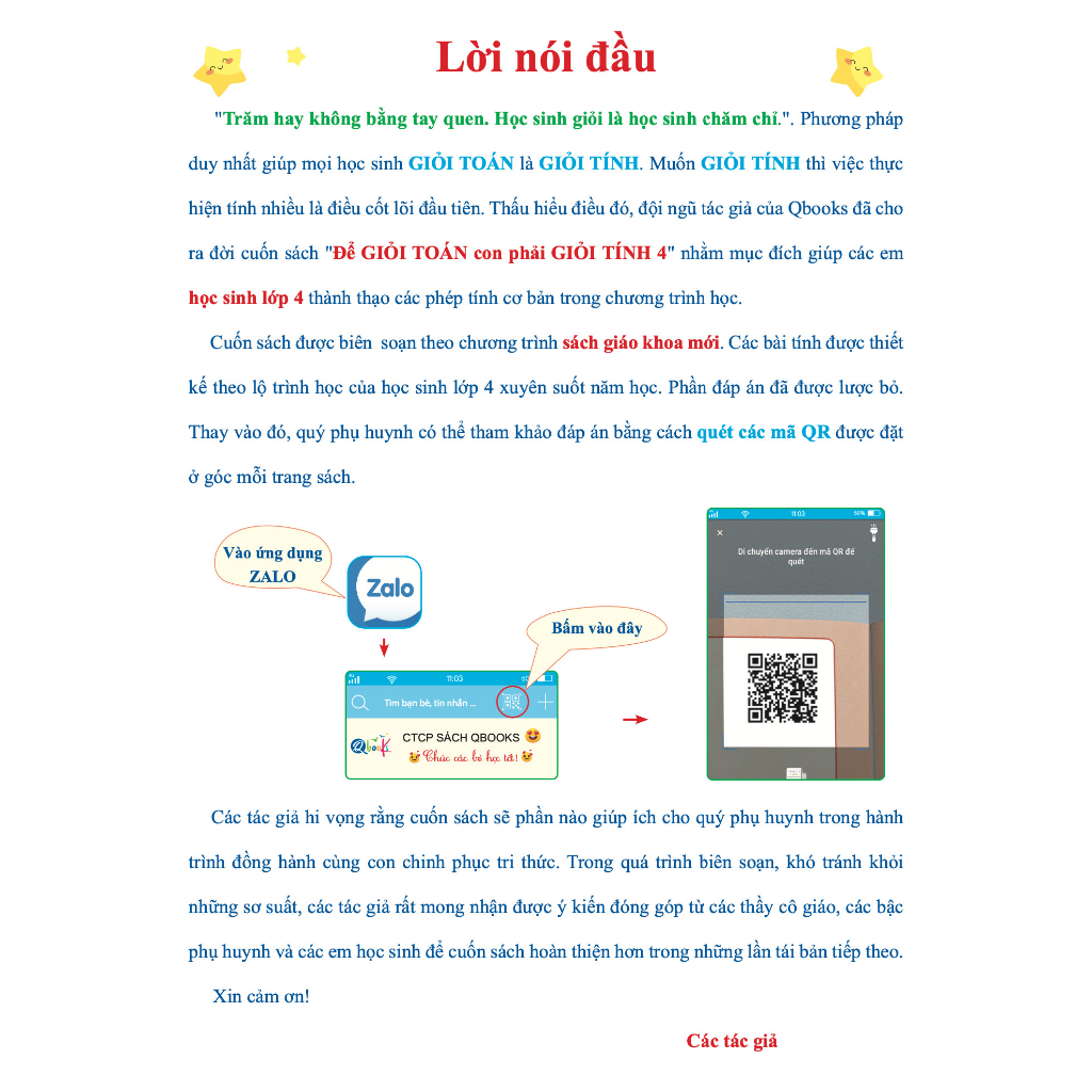 Ảnh Sách - Để Giỏi Toán Con Phải Giỏi Tính 4 - Dành cho học sinh lớp 4 (1 cuốn) Sanbooks 3