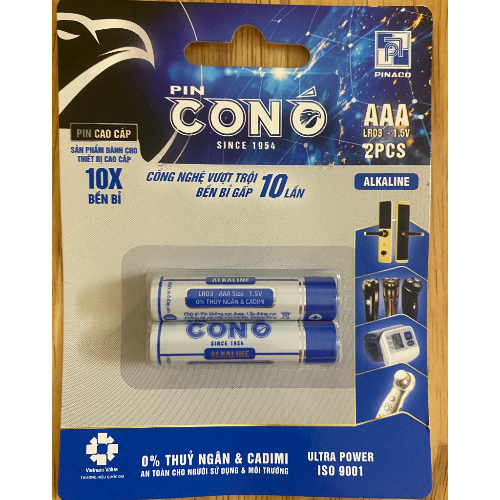 PIN CON Ó 3A ALKALINE | Shopee Việt Nam