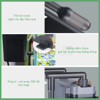 Lọc Treo SunSun HBL 803/ 802/ 801 - Sử Dụng Cho Hồ Cá Cảnh, Thủy Sinh - Vận Hành Bền Bỉ