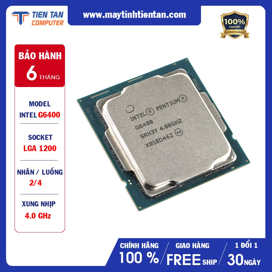 CPU Intel Pentium Gold G6400 - Socket LGA 1200 | Shopee Việt Nam