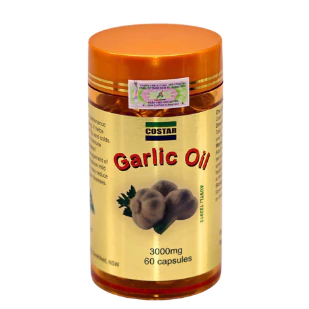 Thực phẩm bảo vệ sức khỏe tinh dầu tỏi hỗ trợ tăng cường đề kháng Costar Garlic Oil (Lọ 60 viên)