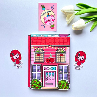 Ngôi nhà cherry của Tocaboca - Búp bê giấy
