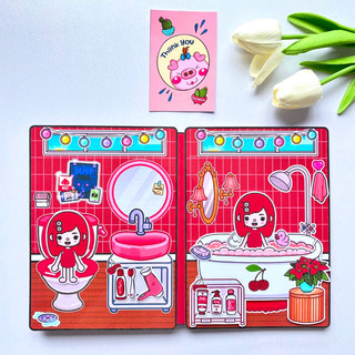 Ngôi nhà cherry của Tocaboca - Búp bê giấy