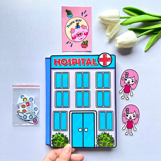 Tập làm bác sĩ cùng Toca Boca - Búp bê giấy