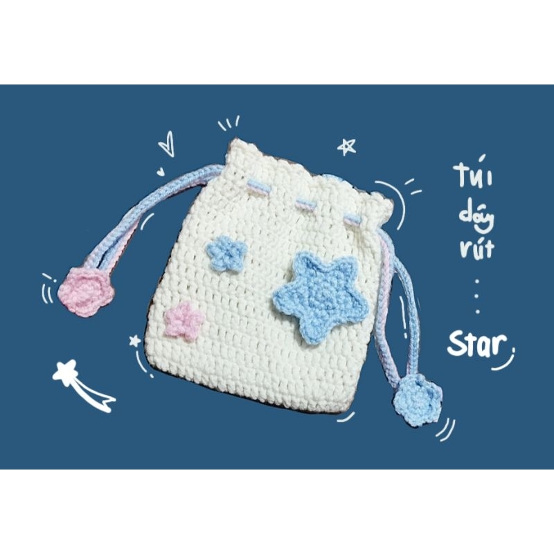túi len mini_túi dây rút mini_handmade(đọc mô tả) | Shopee Việt Nam