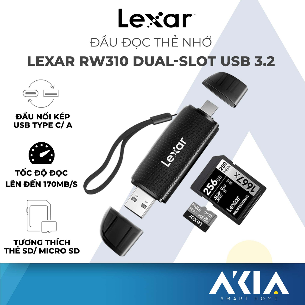 Lexar Lettore Schede USB 3.2 - Doppio Slot Per SD E MicroSD, Supporto Fino A 1TB - Foto 4