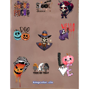 HÌNH ỦI ÉP NHIỆT-HÌNH IN ỦI QUẦN ÁO ÁO-sticker Halloween cute ủi áo trực tiếp bằng bàn ủi ÁO ĐẸP -Gía Khuyến Mãi