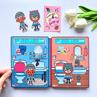 Ngôi nhà siêu nhân của Leon và Zeke - Búp bê giấy