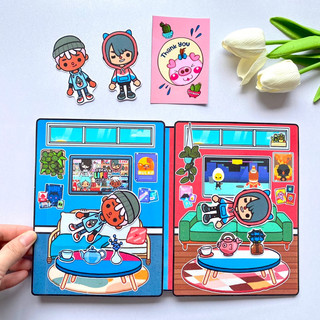 Ngôi nhà siêu nhân của Leon và Zeke - Búp bê giấy