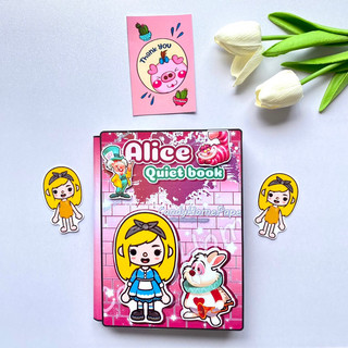 Đồ chơi bóc dán Alice ở xứ sở thần tiên - Búp bê giấy TocaBoca