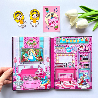 Đồ chơi bóc dán Alice ở xứ sở thần tiên - Búp bê giấy TocaBoca