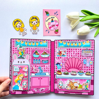 Đồ chơi bóc dán Alice ở xứ sở thần tiên - Búp bê giấy TocaBoca