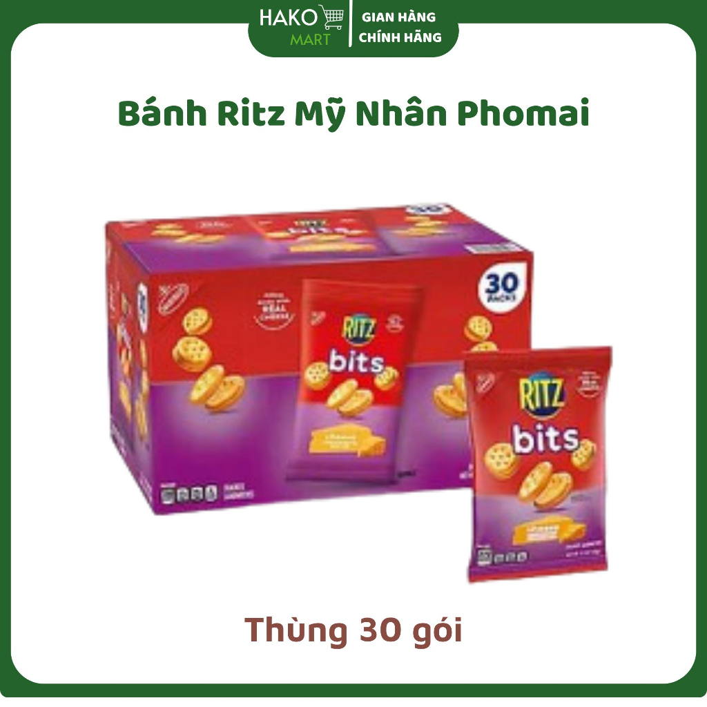 Bánh Quy Ritz Bits Mỹ Nhân Phomai | Shopee Việt Nam