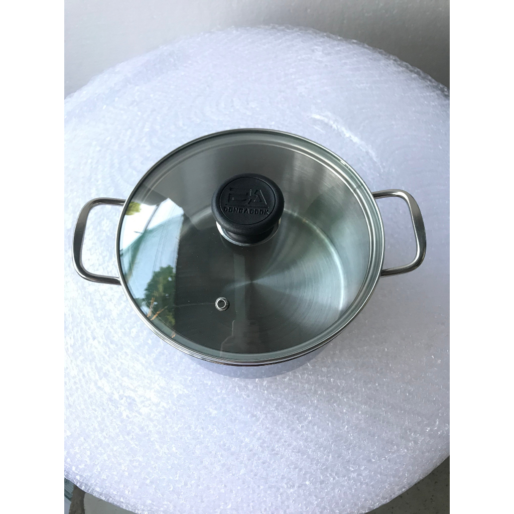 Nồi inox 1 đáy Đông Á Cook, size 20cm - dùng được bếp điện từ | BigBuy360 - bigbuy360.vn