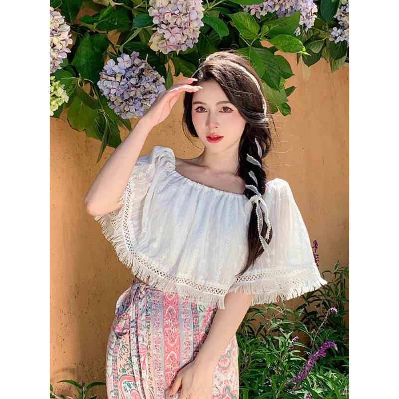 Sét Áo Và Chân Váy Phong Cách Boho Vintage Thời Trang Nữ Mã 9999889