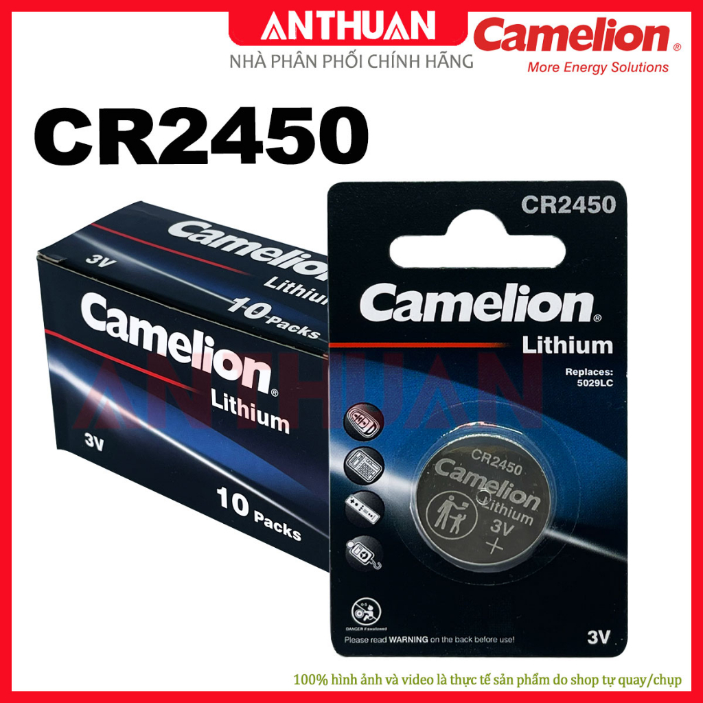 PIN CR2450 Camelion 3V Chính Hãng. Pin 5029LC / 2450 chất lượng cao ...