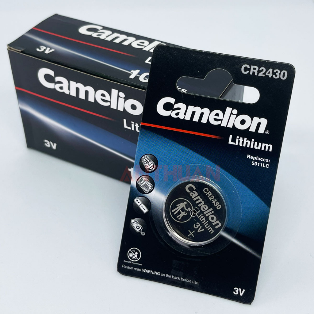 PIN CR2430 Camelion 3V Chính Hãng. Pin 5011LC / 2430 pin đồng hồ, smartkey chất lượng cao, hàng mới