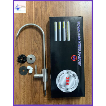 Vòi máy lọc nước, Vòi gạt chuẩn inox 304, Vòi gạt đôi nối nhanh máy lọc nước inox304 sử dụng tất cả máy lọc nước RO
