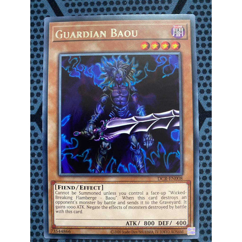 Bài yugioh thời đầu duel monster Guardian Baou DCREN008 Rare