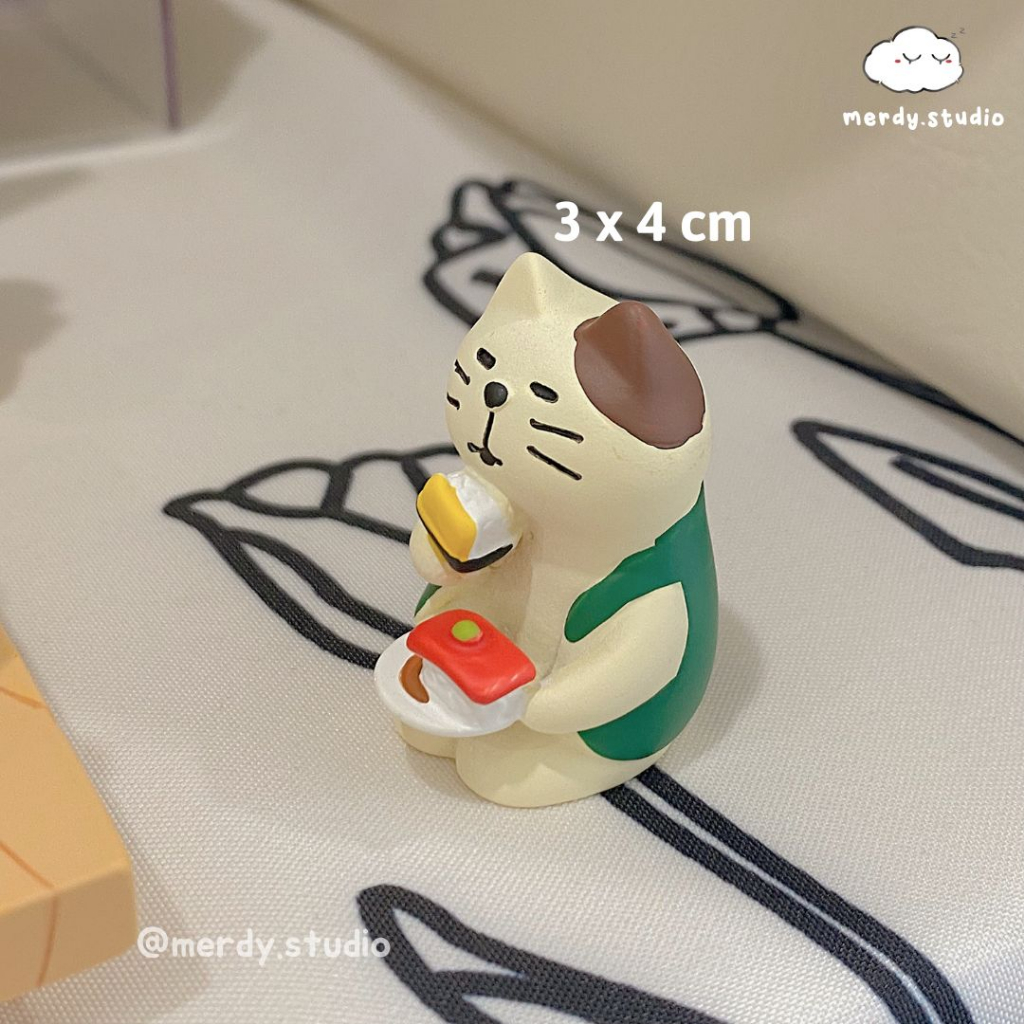 Mô hình mèo mini Meo Sushi decor bàn học | Shopee Việt Nam
