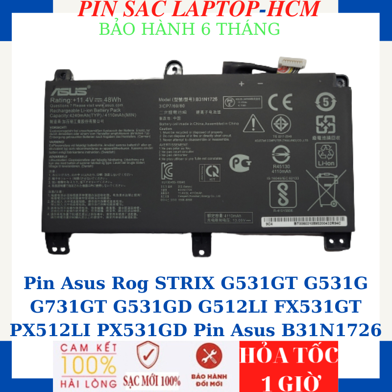 Pin laptop Asus Rog STRIX G531GT G531G G731GT G531GD G512LI FX531GT ...