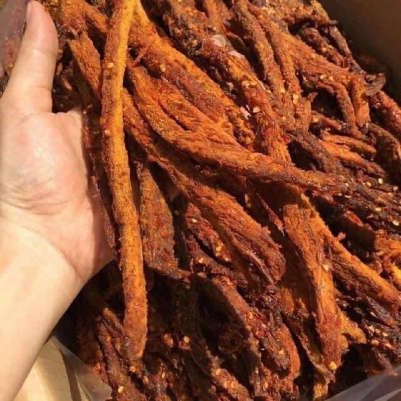 KHÔ BÒ QUE Cao Cấp Tây Nguyên 100% Thịt Bò -1hộp 300GR