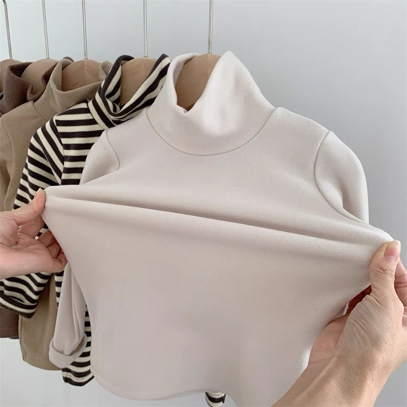 Áo Dài Tay Bé Gái Bé Trai HML LÓT LÔNG CỰC ẤM Áo Giữ Nhiệt Cho Bé Size Đại Từ 10 Đến 40 Kg
