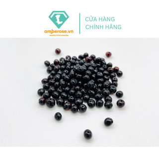 Hạt lẻ Hổ Phách  Baltic amber  tự nhiên xuyên vòng cho bé ( 1 hạt ) Tặng kèm dây