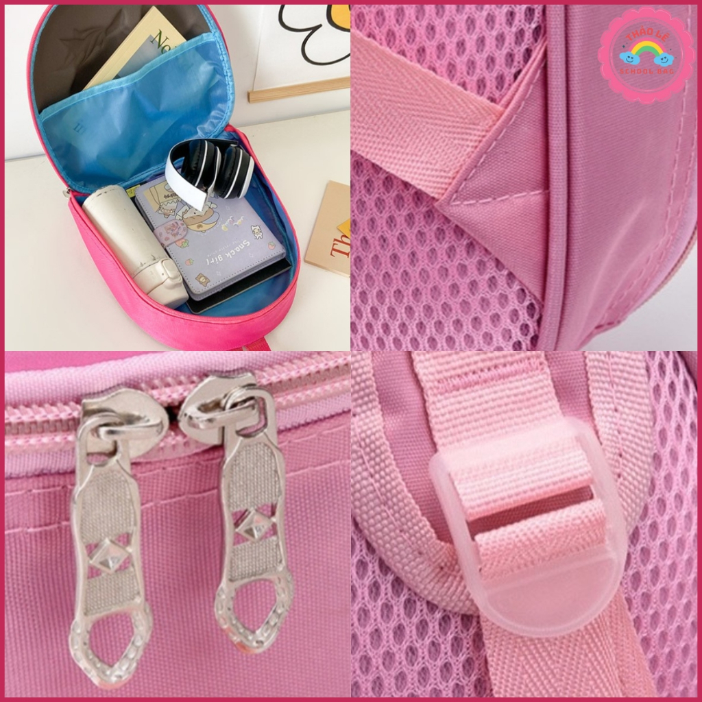Balo cho bé mẫu giáo hình nổi 3D cặp trẻ em mầm non cho bé gái 1-6 tuổi melody elsa kitty labubu kuromi capybara TL2313