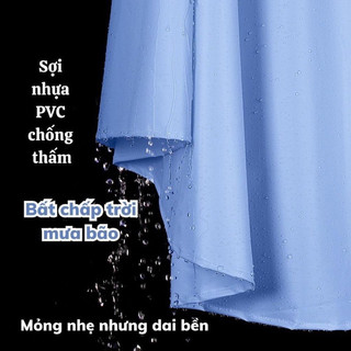 Áo mưa cho Mẹ và Bé nửa trước trong suốt kém kính chắn mưa, che phủ toàn thân 🌸free ship🌸