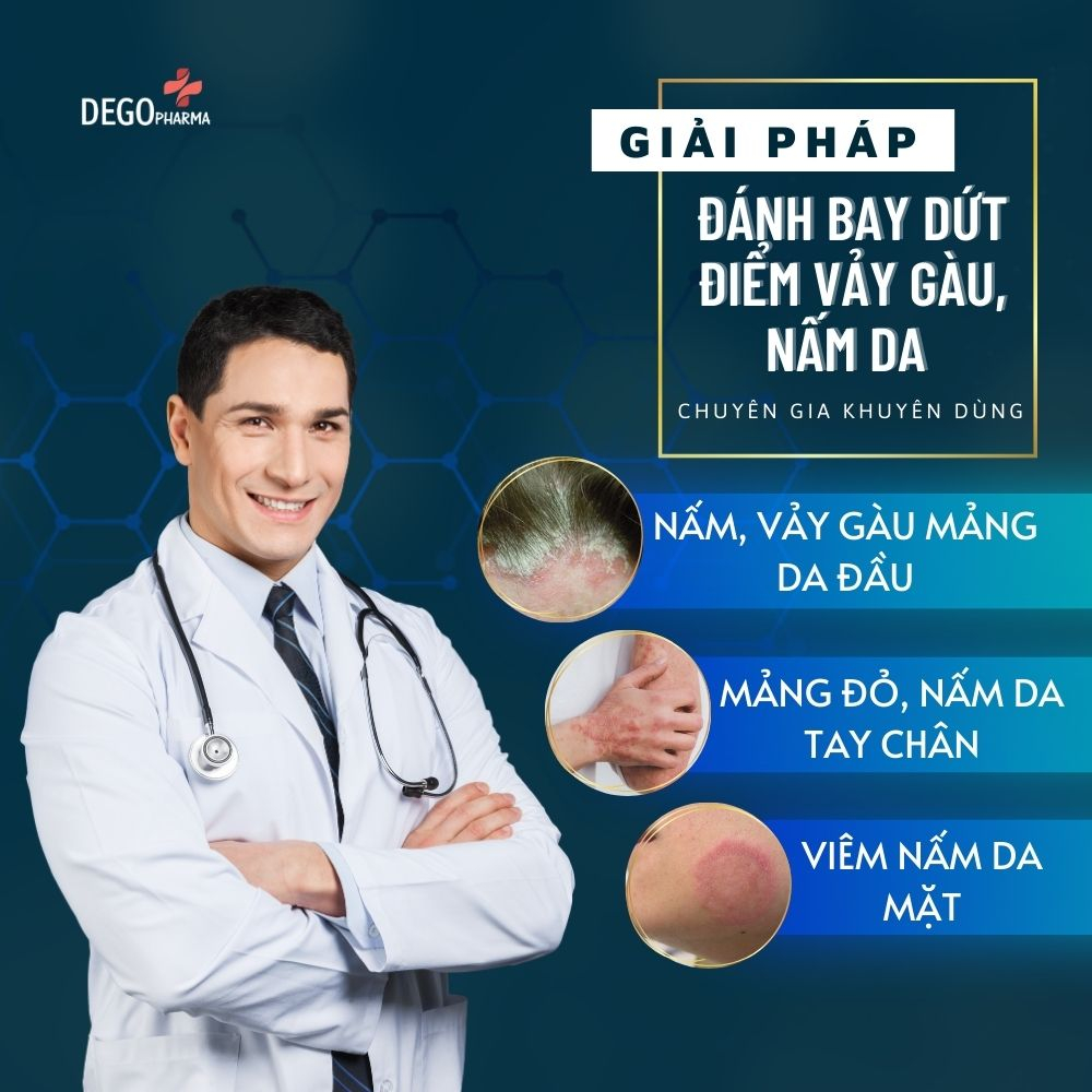 Ảnh Kem bôi nấm da hắc lào mề đay vảy nến á sừng eczema Dego Pharma 30g 3