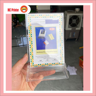 Bảng quét mã A6 QR ngân hàng in theo yêu cầu ( dễ tháo lắp, thay đổi nội dung tuỳ ý)