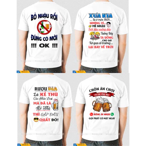 Áo Nam Đẹp - Nhiều Mẫu Áo Ăn Nhậu Hot, cotton mềm mại