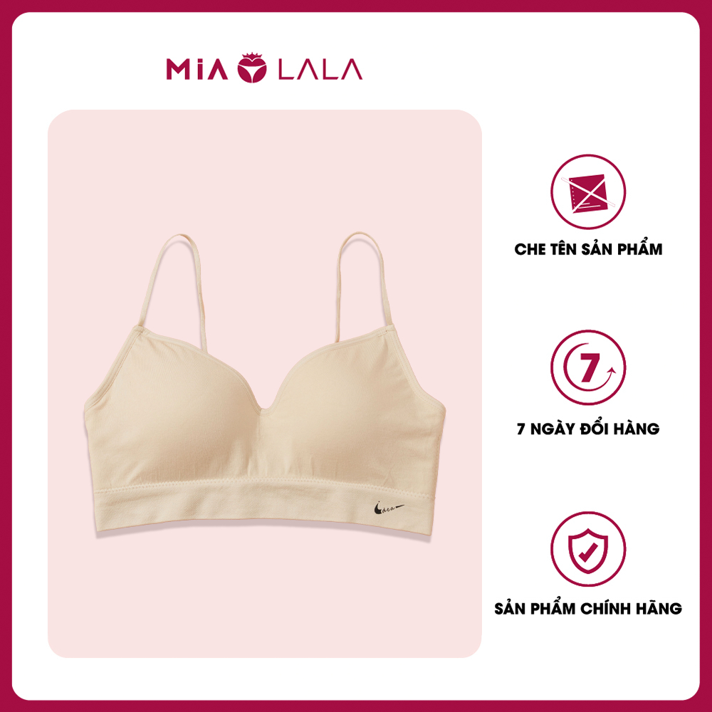 Áo ngực Bralette cotton không gọng đệm mỏng 0.7cm MIALALA 2290 FA02082290