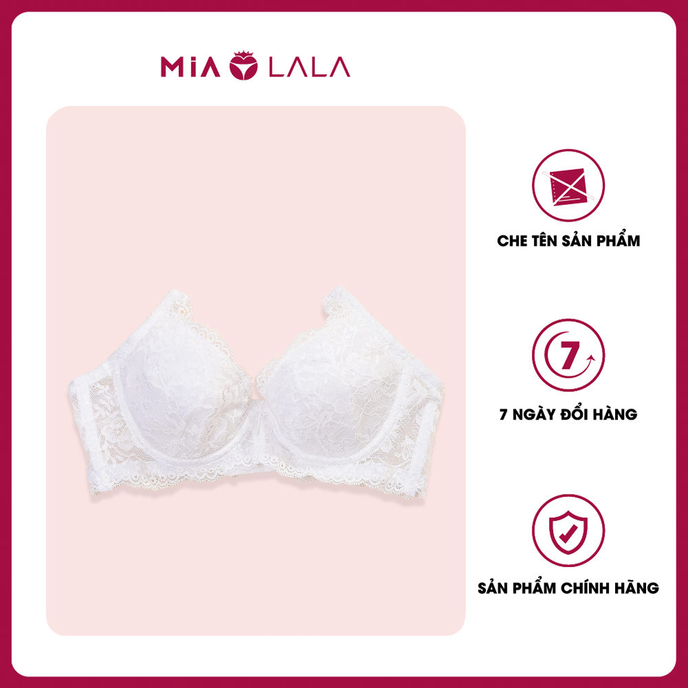 Áo ngực nữ có gọng đệm mỏng 0,3cm ren MIALALA phù hợp cho người ngực to 1085 NA1121085 spe