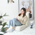 Ghế Lười Thư Giãn, Bệt Tựa Lưng Tatami, đệm lõi bọt biển, đàn hồi giúp nghỉ ngơi, tạo cảm giác thỏa mái, chống bám bẩn — ảnh 2