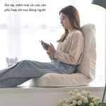 Ghế Lười Thư Giãn, Bệt Tựa Lưng Tatami, đệm lõi bọt biển, đàn hồi giúp nghỉ ngơi, tạo cảm giác thỏa mái, chống bám bẩn — ảnh 8