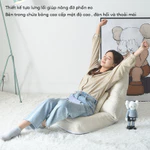Ghế Lười Thư Giãn, Bệt Tựa Lưng Tatami, đệm lõi bọt biển, đàn hồi giúp nghỉ ngơi, tạo cảm giác thỏa mái, chống bám bẩn — ảnh 7