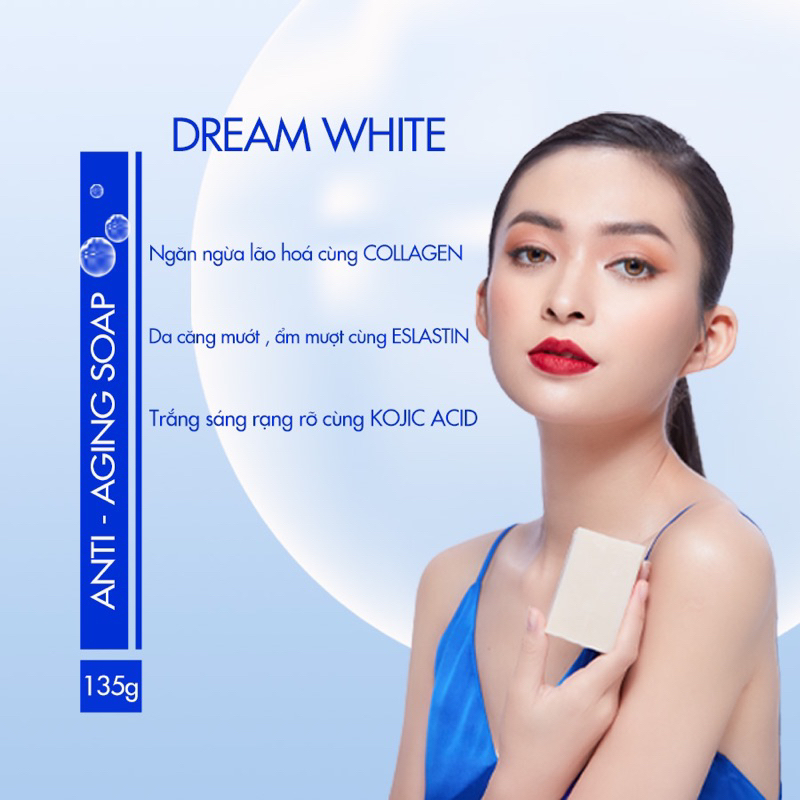 Ảnh Xà bông tắm trắng, ngăn ngừa lão hoá KOJIESAN DREAMWHITE hàng chính hãng 135gram 1