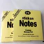 Giấy note ghi chú 3x2, 3x3, 3x4 vàng