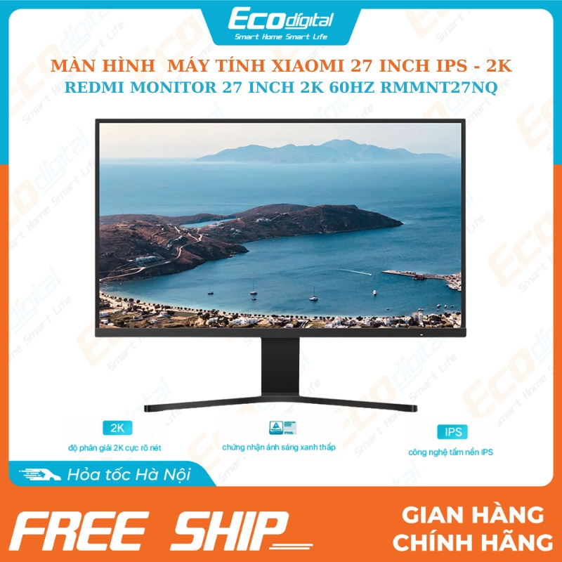 Màn hình máy tính Desktop Monitor 27 inch 2K tấm nền IPS tràn viền hàng ...