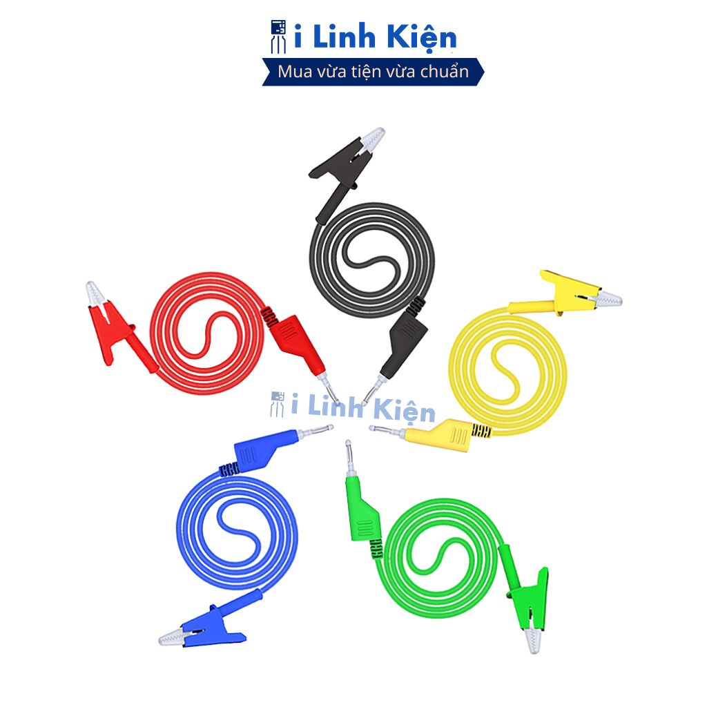Dây đo đồng hồ liền kẹp cá sấu chất lượng cao ( 1 sợi ) chính hãng ilinhkien