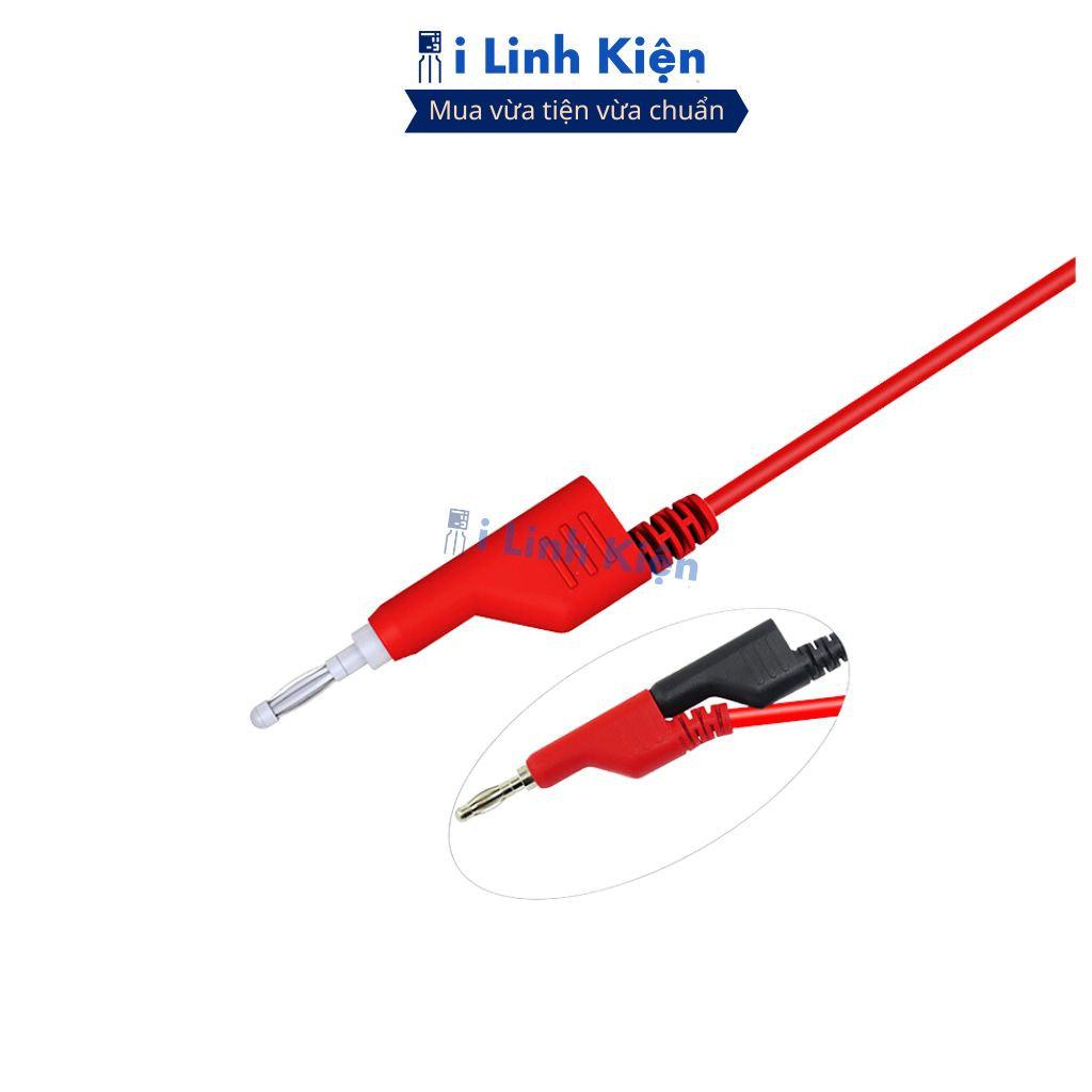 Dây đo đồng hồ liền kẹp cá sấu chất lượng cao ( 1 sợi ) chính hãng ilinhkien