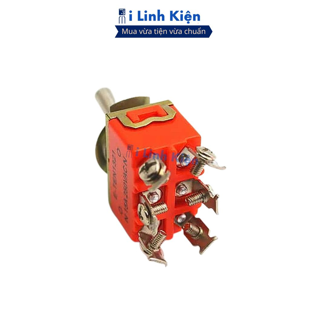 Công tắc gạt đôi E-TEN1321 15A 250V 2 chế độ ON-ON 6P chính hãng ilinhkien