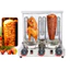 Máy nướng thịt, máy nướng thịt tự động 2400W công suất cao 3 buồng đốt, quay tự động 360 độ