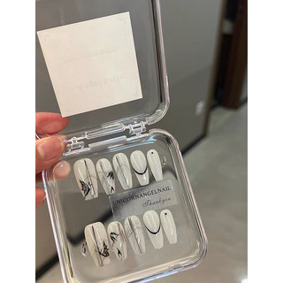Hộp đựng nailbox cao cấp bằng meka - ( combo 5 hộp ) đựng móng giả kích thước 7.5cm