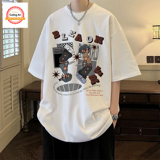 Áo thun nam, áo phông nam tay ngắn, tay lỡ cổ tròn chất thun lạnh dày dặn thoáng mát  ATN037 - Cường An Fashion